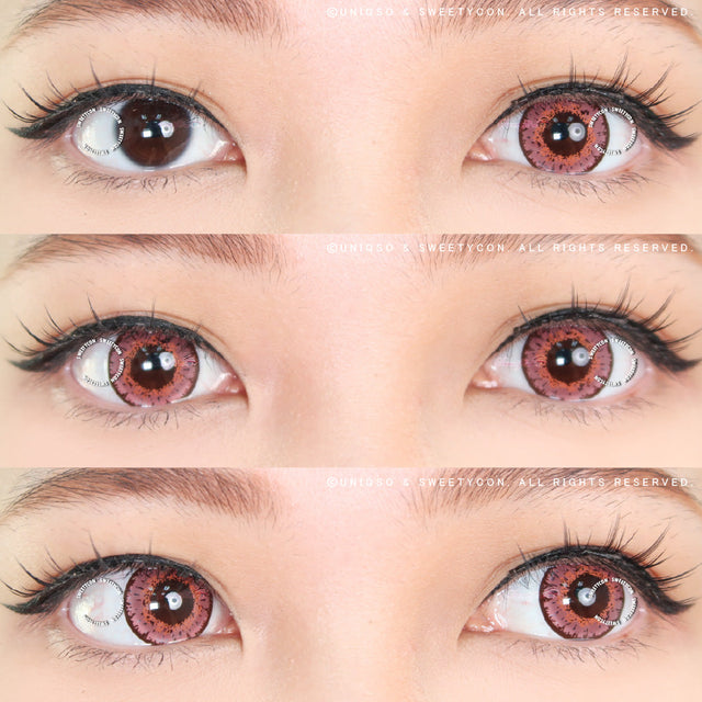 Sweety Queen Pink (1 lens/pack)-Colored Contacts-UNIQSO EU