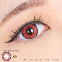 Sweety Queen Pink Violet (1 lens/pack)-Colored Contacts-UNIQSO EU