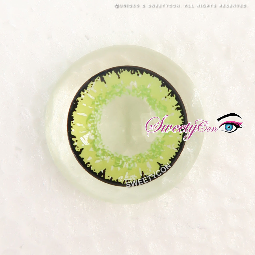 Sweety Queen Yellow Green (1 lens/pack)-Colored Contacts-UNIQSO EU