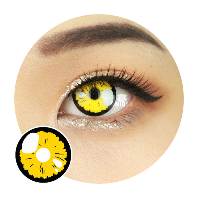 Sweety Real Anime Yellow (1 lens/pack)-Colored Contacts-UNIQSO EU
