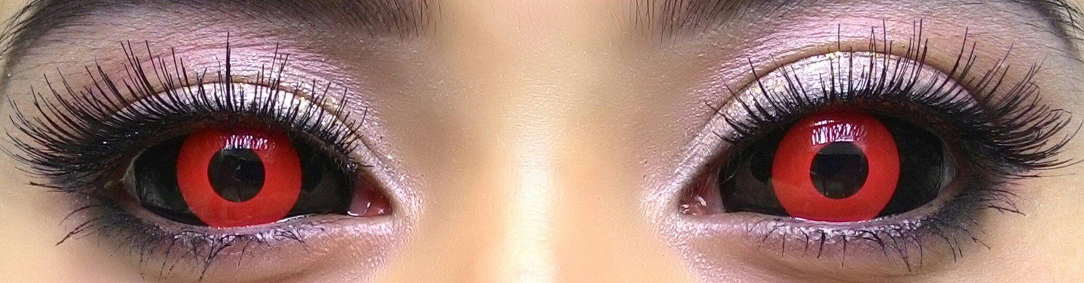 Sweety Red Sclera Contacts Tokyo Ghoul - Red Ghoul/Gremlin (1 lens/pack)-Sclera Contacts-UNIQSO EU