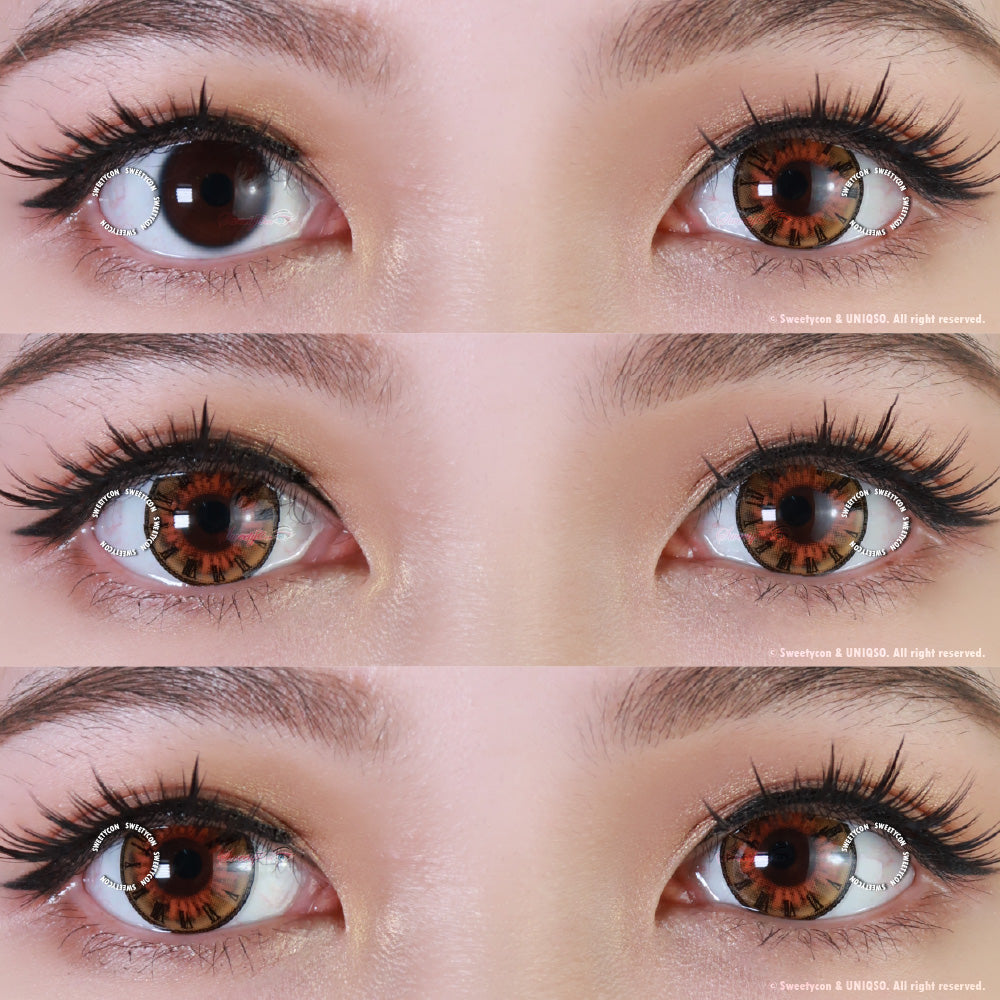 Sweety Roman Clock - With Prescription (1 lens/pack)-Colored Contacts-UNIQSO EU