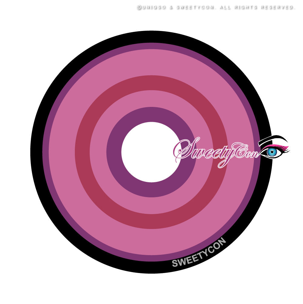 Sweety Sakuya Purple Rings (1 lens/pack)-Colored Contacts-UNIQSO EU