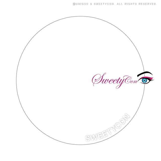 Sweety Sclera 22mm UV White Blind (1 lens/pack)-Sclera UV Contacts-UNIQSO EU