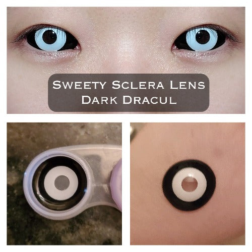 Sweety Sclera Contacts Dark Dracul (1 lens/pack)-Sclera Contacts-UNIQSO EU