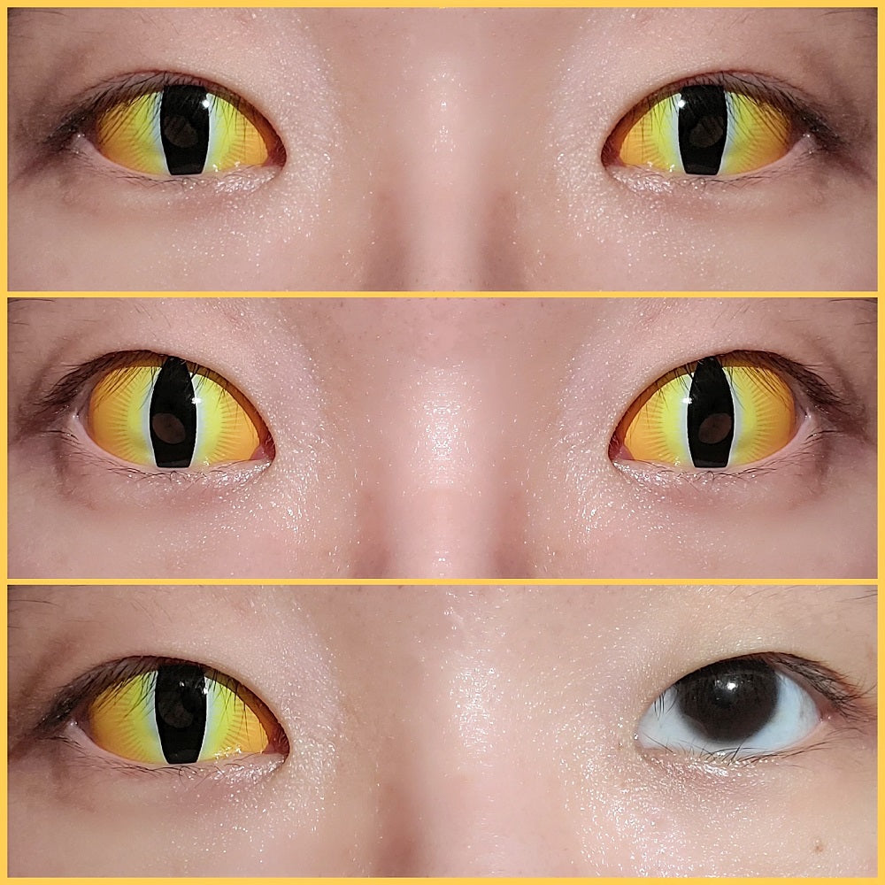 Sweety Sclera Contacts Sauron Yellow (1 lens/pack)-Sclera Contacts-UNIQSO EU