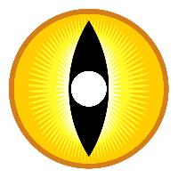 Sweety Sclera Contacts Sauron Yellow (1 lens/pack)-Sclera Contacts-UNIQSO EU