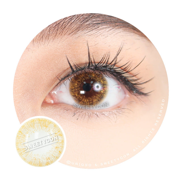 Sweety Shine Smile Brown (1 lens/pack)-Colored Contacts-UNIQSO EU