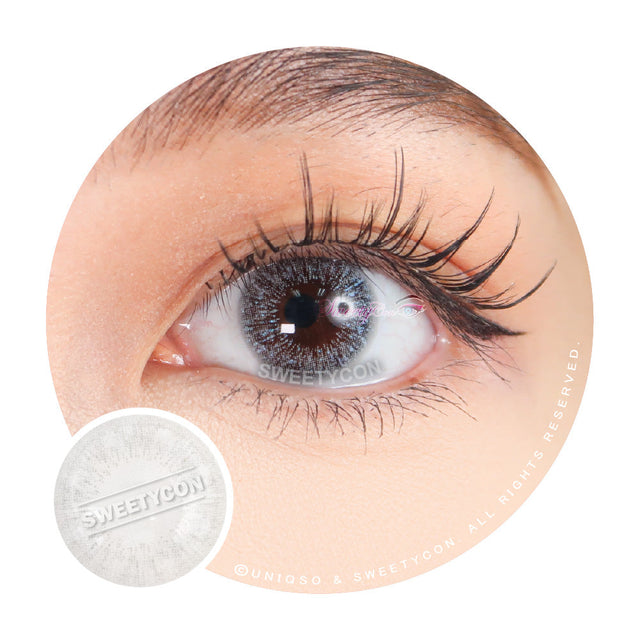 Sweety Shine Smile Grey (1 lens/pack)-Colored Contacts-UNIQSO EU