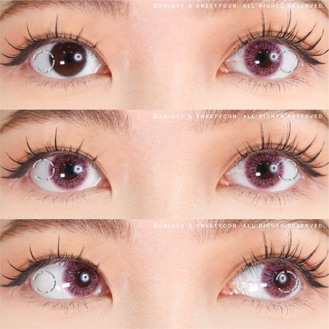 Sweety Shine Smile Pink (1 lens/pack)-Colored Contacts-UNIQSO EU