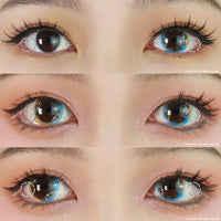 Sweety Shining Stars Blue (1 lens/pack)-Colored Contacts-UNIQSO EU