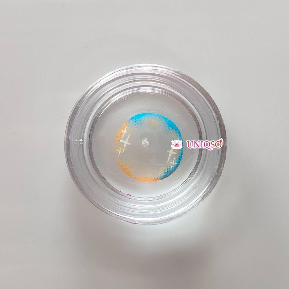 Sweety Shining Stars Blue (1 lens/pack)-Colored Contacts-UNIQSO EU