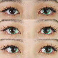 Sweety Shining Stars Green (1 lens/pack)-Colored Contacts-UNIQSO EU