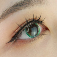 Sweety Shining Stars Green (1 lens/pack)-Colored Contacts-UNIQSO EU