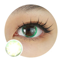 Sweety Shining Stars Green (1 lens/pack)-Colored Contacts-UNIQSO EU