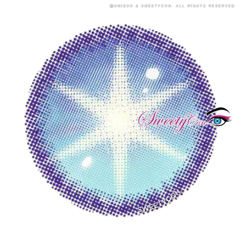 Sweety Star Idol Blue (1 lens/pack)-Colored Contacts-UNIQSO EU