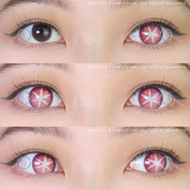 Sweety Star Idol Pink (1 lens/pack)-Colored Contacts-UNIQSO EU