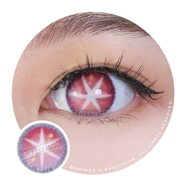 Sweety Star Idol Pink (1 lens/pack)-Colored Contacts-UNIQSO EU
