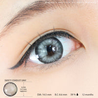 Sweety Stardust Gray (1 lens/pack)-Colored Contacts-UNIQSO EU
