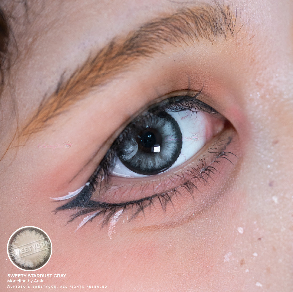 Sweety Stardust Gray (1 lens/pack)-Colored Contacts-UNIQSO EU