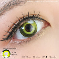 Sweety Stellar Yellow (1 lens/pack)-Colored Contacts-UNIQSO EU
