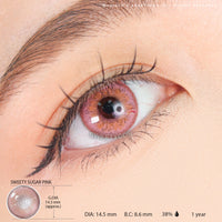 Sweety Sugar Pink (1 lens/pack)-Colored Contacts-UNIQSO EU