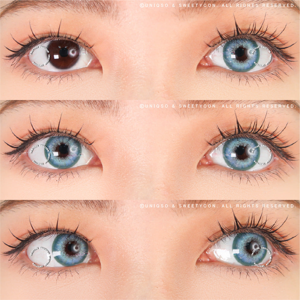 Sweety Twinkle Eye Blue (1 lens/pack)-Colored Contacts-UNIQSO EU