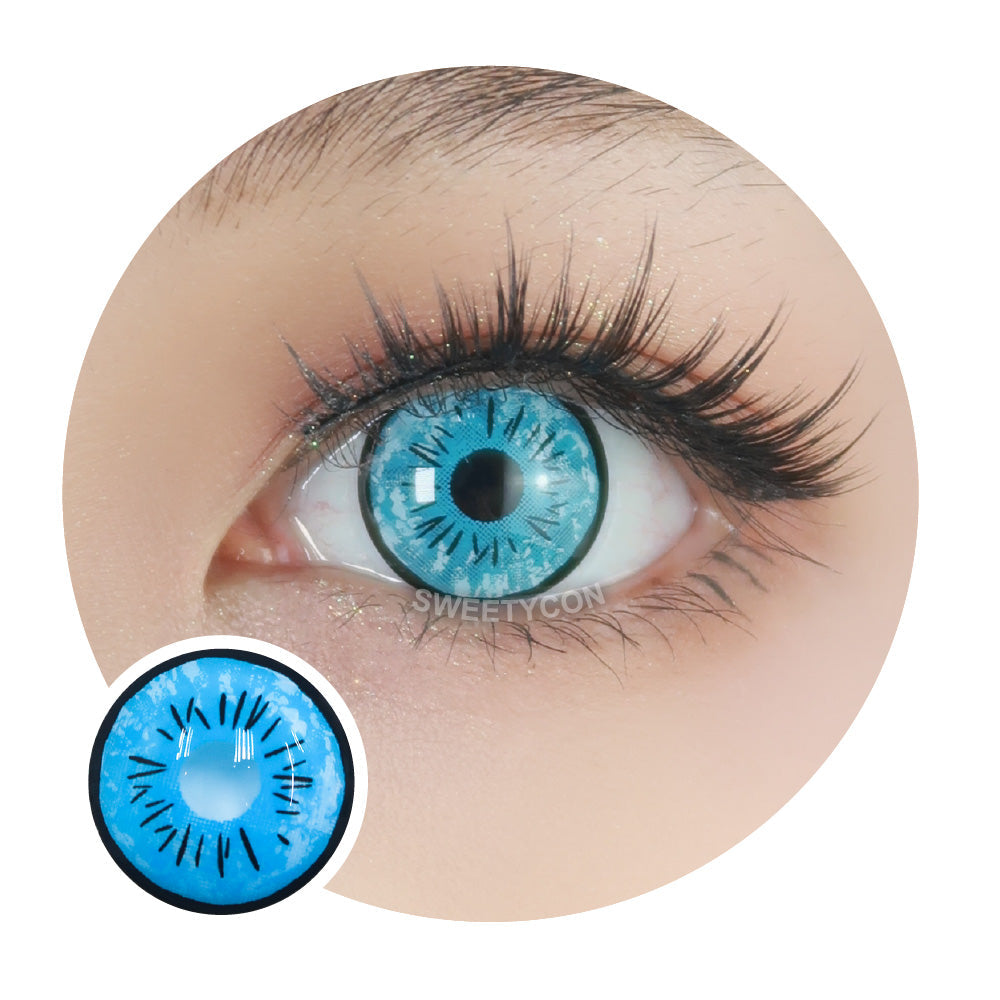 Sweety UV Glow Anime Satoru (1 lens/pack)-UV Contacts-UNIQSO EU