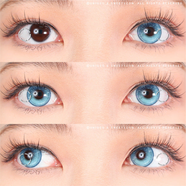 Sweety Vista Blue (1 lens/pack)-Colored Contacts-UNIQSO EU