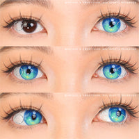 Sweety x Eyesinger Aurora Tide Blue (2 lenses/pack)-Colored Contacts-UNIQSO EU