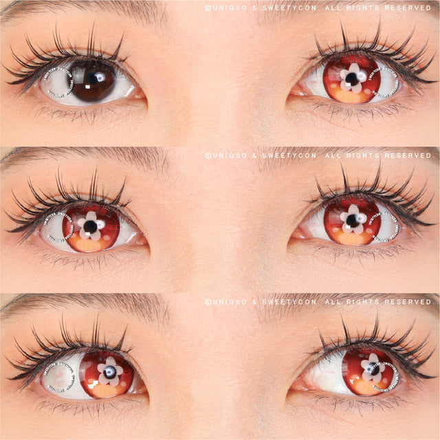 Sweety x Eyesinger Orange Clover (2 lenses/pack)-Colored Contacts-UNIQSO EU