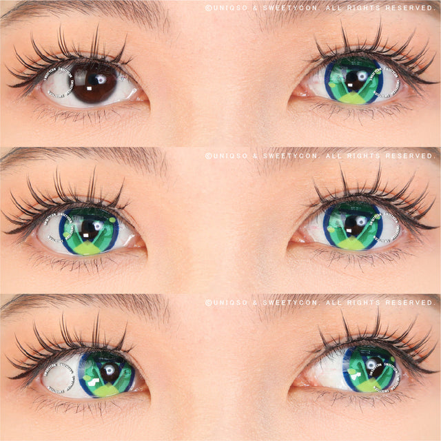 Sweety x Eyesinger Teal Nova (2 lenses/pack)-Colored Contacts-UNIQSO EU