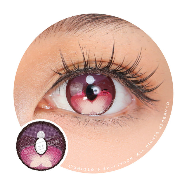 Sweety x Eyesinger Violet Butterfly (2 lenses/pack)-Colored Contacts-UNIQSO EU