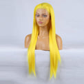 Tempting Yellow Front Lace Long Bangs-Lace Front Wig-UNIQSO EU