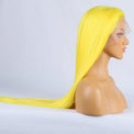 Tempting Yellow Front Lace Long Bangs-Lace Front Wig-UNIQSO EU