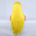 Tempting Yellow Front Lace Long Bangs-Lace Front Wig-UNIQSO EU