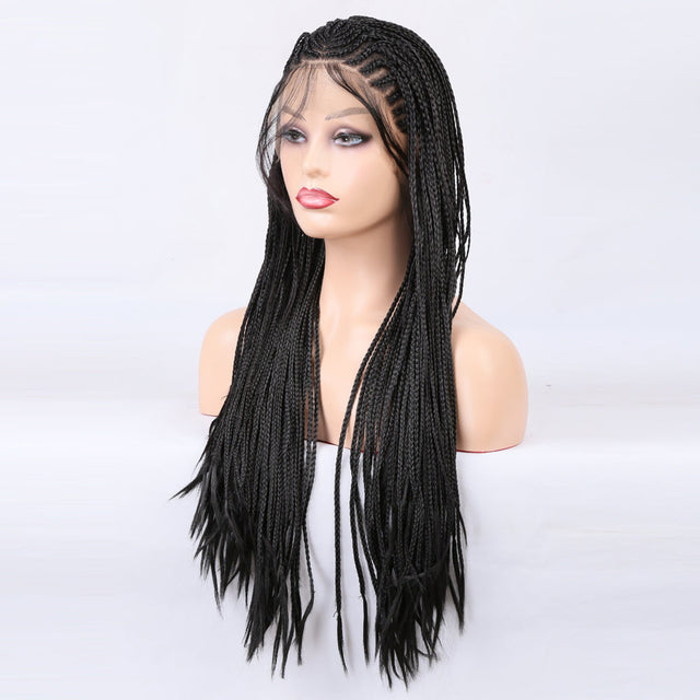 True Glam Braided Front Lace Wig-Lace Front Wig-UNIQSO EU