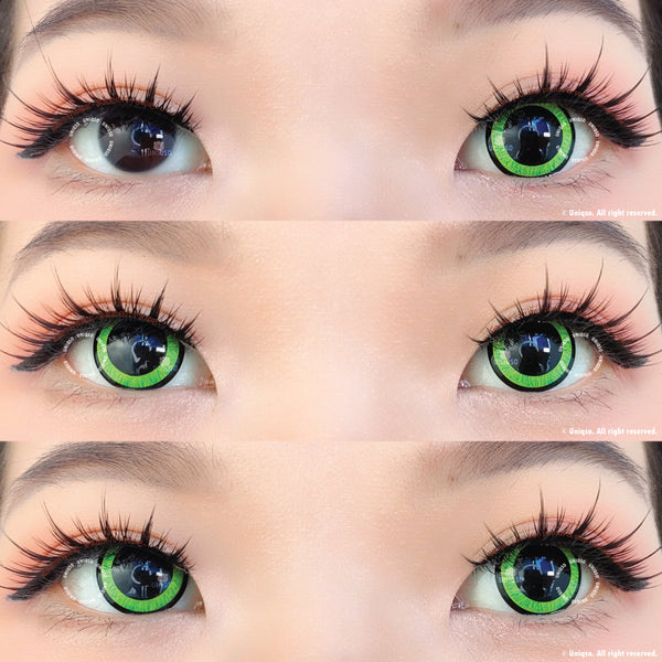 Sweety Mini Nebulous Green (1 lens/pack)-Colored Contacts-UNIQSO