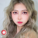 Sweety Milkshake Red (1 lens/pack)-Colored Contacts-UNIQSO