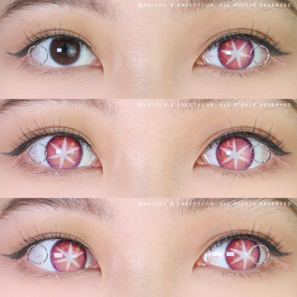 Sweety Star Idol Pink (1 lens/pack)-Colored Contacts-UNIQSO