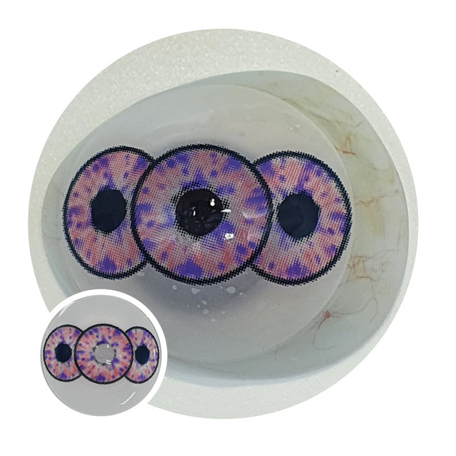 Sweety 22mm Triple Iris (1 lens/pack)-Sclera Contacts-UNIQSO EU