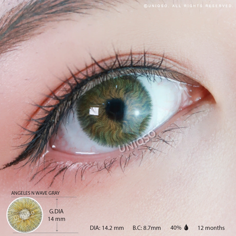 Urban Layer Angeles N Wave Gray (1 lens/pack)-Colored Contacts-UNIQSO EU