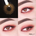 Urban Layer Aurora Brown colored contacts