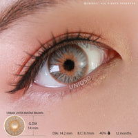 Urban Layer Avatar Brown (1 lens/pack)-Colored Contacts-UNIQSO EU