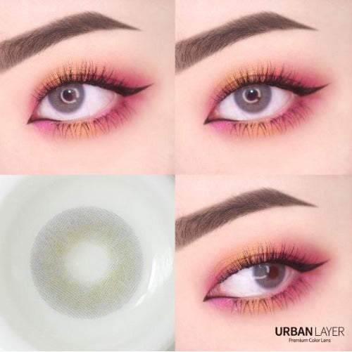 Urban Layer Cloud Deep Grey colored contacts
