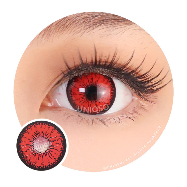 Urban Layer Crazy Tokyo N Red (1 lens/pack)-Colored Contacts-UNIQSO EU