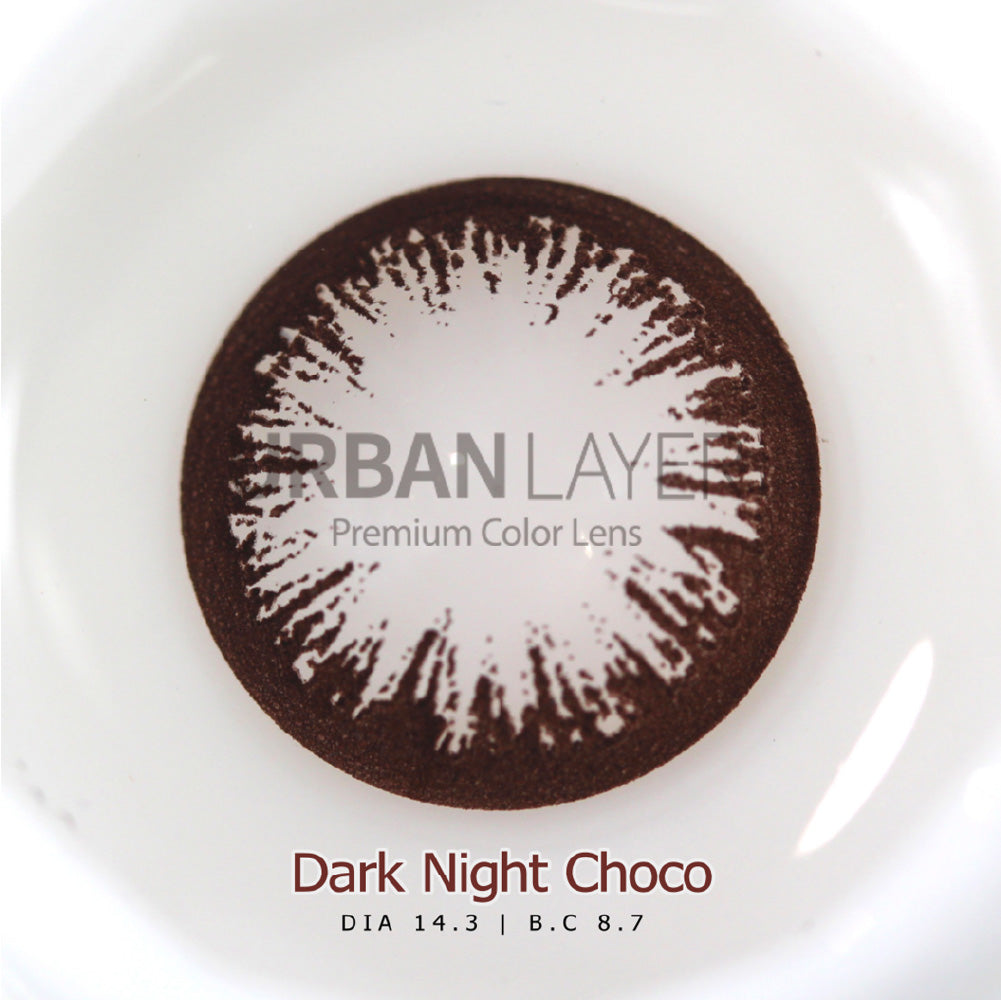 Urban Layer Dark Night Choco (1 lens/pack)-Colored Contacts-UNIQSO EU