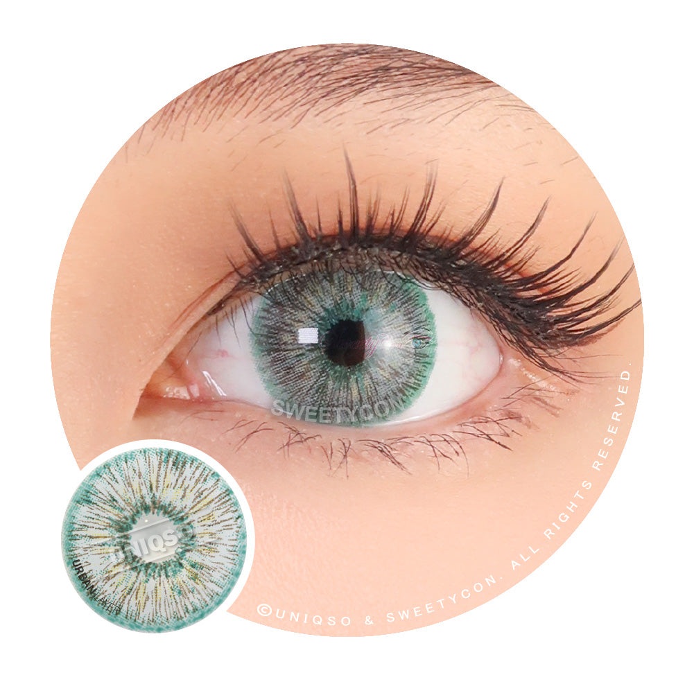 Urban Layer Emerald Rain (1 lens/pack)-Colored Contacts-UNIQSO EU
