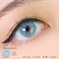 Urban Layer Frozen Gray (1 lens/pack)-Colored Contacts-UNIQSO EU