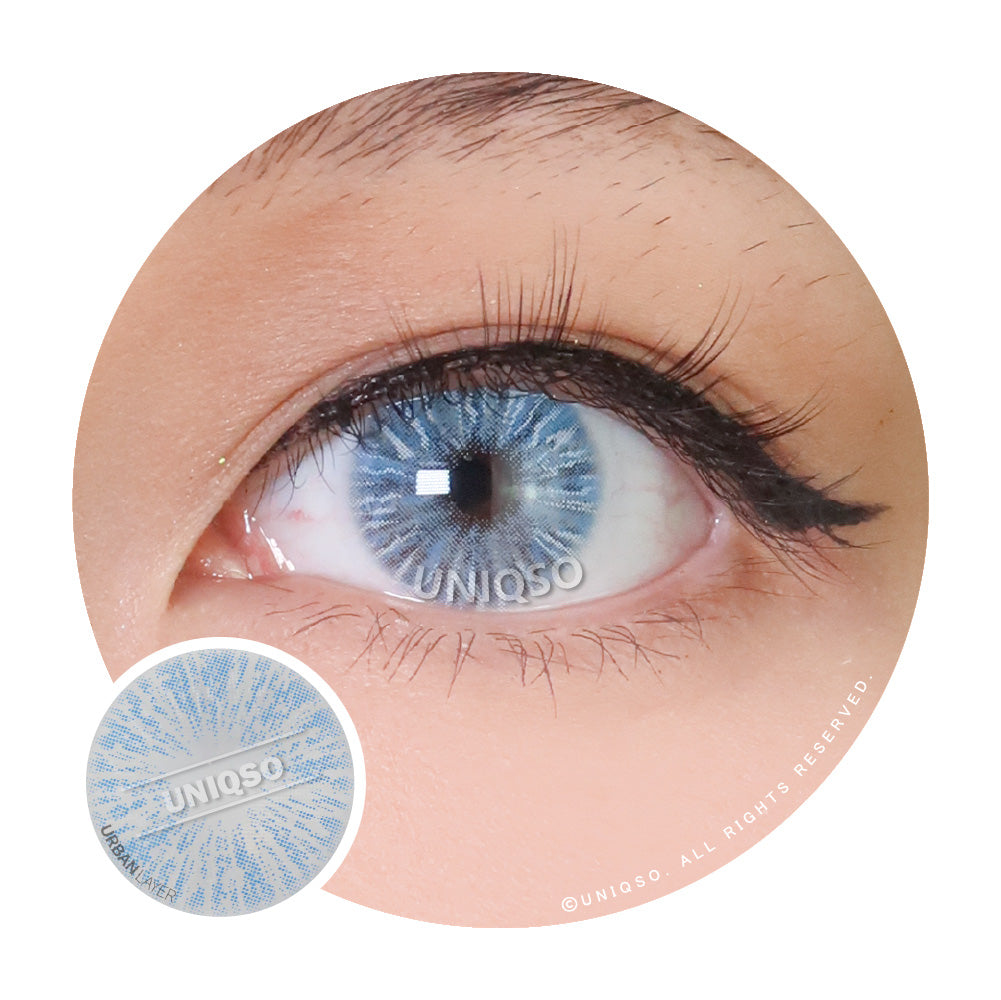 Urban Layer Frozen Gray (1 lens/pack)-Colored Contacts-UNIQSO EU